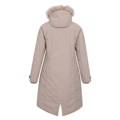 Mountain Warehouse Dames/Dames Meadow Borg gevoerde waterdichte gewatteerde jas (Licht Beige)