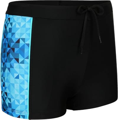 Zwemshorts voor Jongens, Slim Fit, Verstelbare Tailleband, Sneldrogend met Binnenvoering, Geschikt voor Kinderen 128-164 (7-14 Jaar)