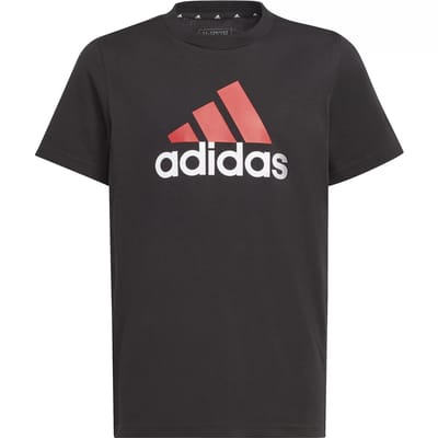 adidas Sportswear Essentials Two-Color Big Logo Katoenen T-shirt - Kinderen - Zwart- 128