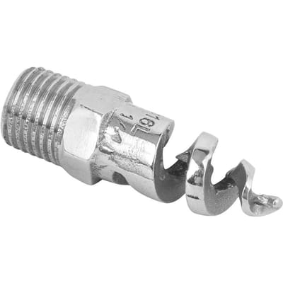 Spiraalmondstuk SPJT 316L Roestvrij Staal Mannelijke Draad Anti-Verstopping Bewateringsaccessoires(G38 gray