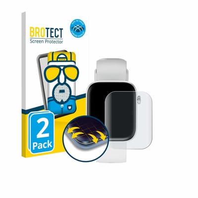 BROTECT - Screenprotector voor HMD Watch P1 - Folie Beschermfolie matte volledig dekking 2 Stuks
