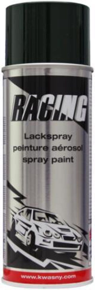 Auto-K Racing spuitverf zwart zijdeglans - 500ml