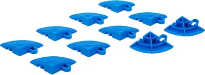 BGS Kunststof-Tegelhoekelementen-Set Kliksysteem 57 x 57 x 18 mm 10-delig - 74548