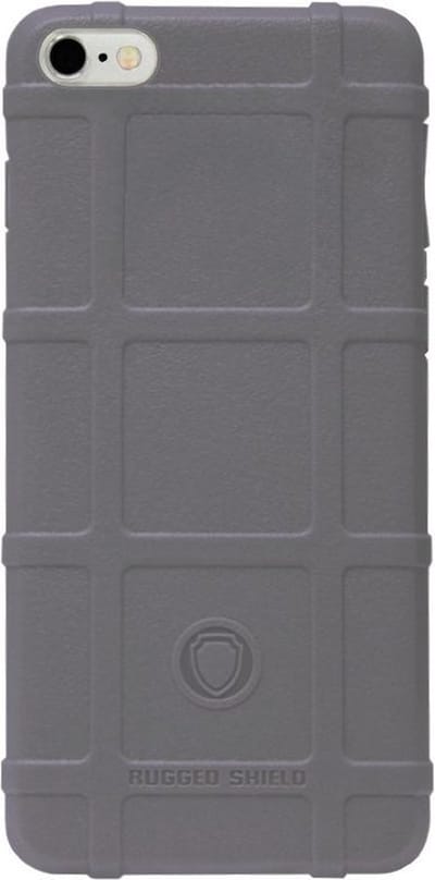 RUGGED SHIELD Rubber Bumper Case Hoesje Geschikt voor iPhone 6/ 6S - Grijs
