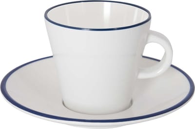 Gimex - Linea Line - Espresso set - Blauw - 85 ml - 2 Stuks
