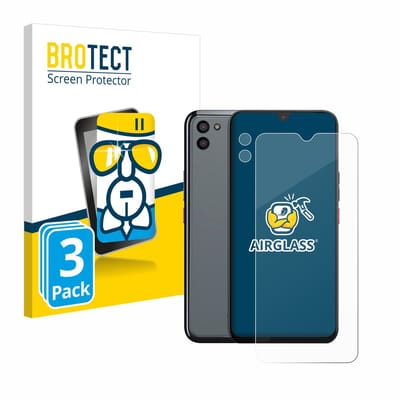 Screenprotector 3 Stuks voor Gigaset GS5 PRO SE (Voor+Camera) Beschermglas transparant