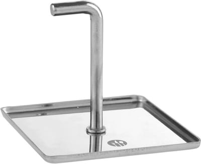 HENDI Vierkante Voedselring Duwer – 63 x 63 x (H) 55 mm – Roestvast staal – Vaatwasserbestendig