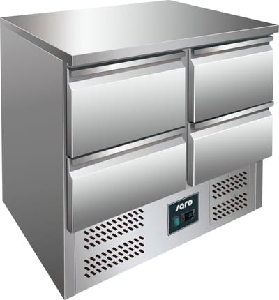 SARO Gekoelde werkbank model VIVIA S 901 S/S TOP 4 x 1/2
