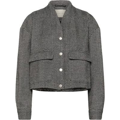 Jas KAvalentina Jas Loose fit black white