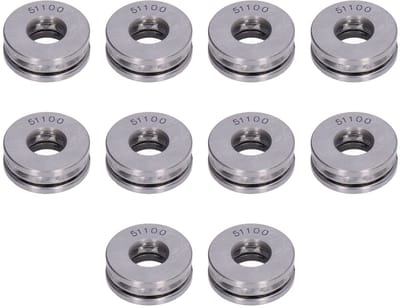 Dailygoods- Druklager Hoge Nauwkeurigheid - 10 PCS - Miniatuur Lager Kit - Axiale Lager - Metalen Lager - Praktische Gereedschappen - Kogellager