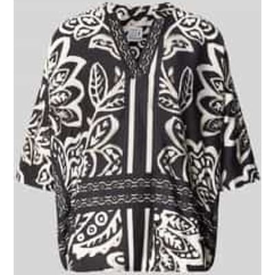 Blouseshirt met V-hals