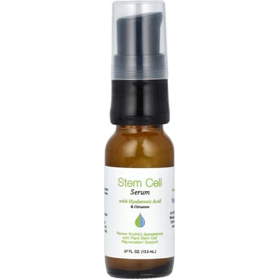 Hyalogic, Stem Cell Serum, with Hyaluronic Acid and Citrustem, Fragrance-Free, 0.47 fl oz (13.5 ml) black