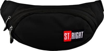 St.Right - heuptas - 30x14x4cm - zwart - crossbody bag