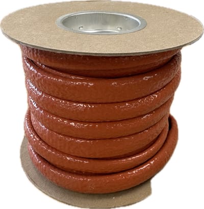 Ø 10 mm x 15m | Hittebestendige silicone isolatiekous - Rood