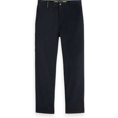 Scotch & Soda The Verve - Structured Cotton Carpenter Pant Charcoal Art Taglia: W28L32 | Pantaloni cargo Outlet | Uomo | Nero