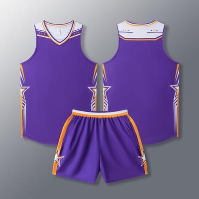 Bijgewerkt Basketbalshirt met Vierkante Mouwen voor Game Training Schieten voor Middelbare Scholieren 3XS