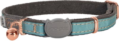 Rogz Catz Urbancat Halsband Turkoois Maan - Kattenhalsband - Xs