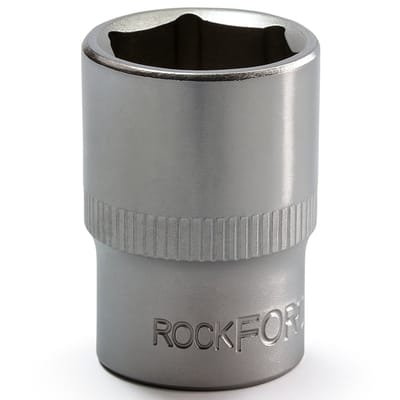 Rockforce Dop 10mm 1/4" Cr-V Zest rechthoekig