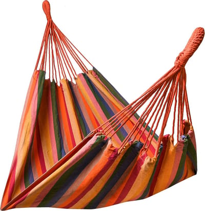 Meerpersoons Hangmat 210 x 150 cm - Belastbaarheid tot 300 kg - Voor Binnen en Buiten