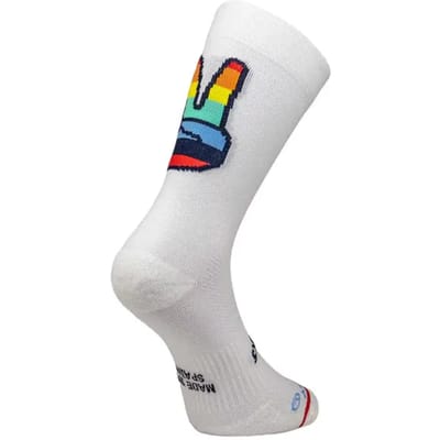 Sporcks Hands Up Sokken Wit EU 38-40 hardloop compressie sokken- iron man - elite performance socks