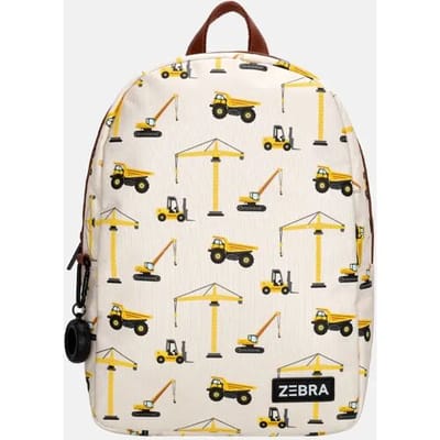 Zebra Max Rugzak - Schooltas - A4-formaat - Praktische Indeling - Flessenhouder - Kinderrugzak/rugtas - Hijskraan