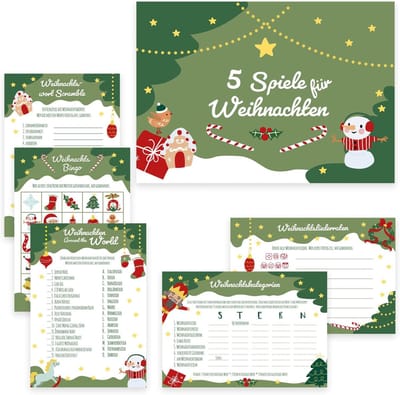 Leuke en Gezellige Kerstspellen voor het Hele Gezin (5 Verschillende Varianten)