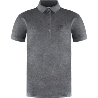 Lacoste Relaxed Fit Dames Grijs Poloshirt
