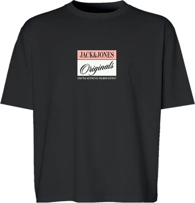 JACK&JONES - JORHYERES FRONT SS CREW NECK FST PLS - Heren - T-shirts
