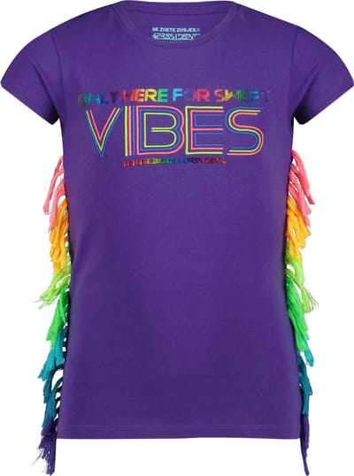 4PRESIDENT T-shirt meisjes - Deep blue - Maat 92 - Meiden shirt