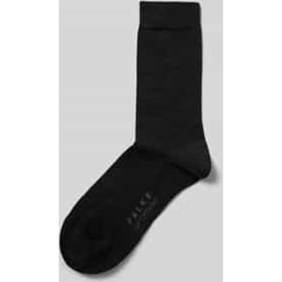 FALKE Softmerino eenkleurig wol katoen sokken dames grijs - maat 37-38