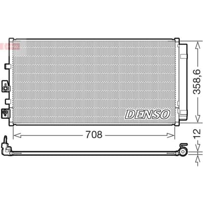 Condensator, airconditioning DENSO DCN10061