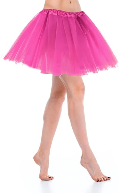 Vintage Tulle Bubble Tutu Rok voor Dames - 1950s Stijl Prom Party Rok in Roze - Perfect voor Feestjes en Speciale Gelegenheden