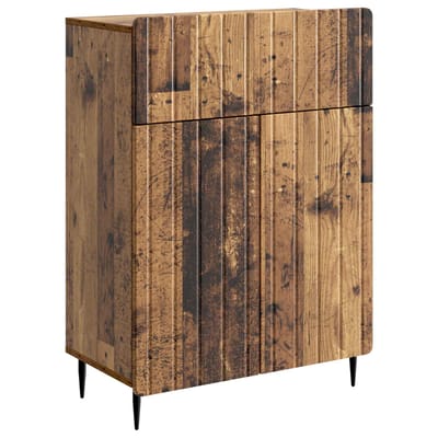 vidaXL - Dressoir - Oud - hout - 66 - x - 34,5 - x - 92 - cm - Bewerkt - hout
