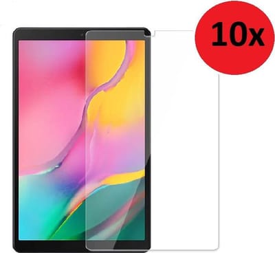 Geschikt voor Samsung Galaxy Tab A 2019 Screenprotector - 10.1 inch - Tab A 2019 Screen Protector Tempered 10x Bescherm Glas