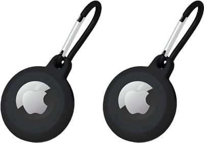 Studio Air® Airtag Sleutelhanger duo-pack - Krasbestendig, wasbaar en stofwerend hoesje - Ideale Apple Airtag houder