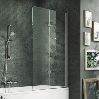HÜPPE Design pure bathtub partition swing-folding door W: 100 H: 150 cm, right 8P2468087322
