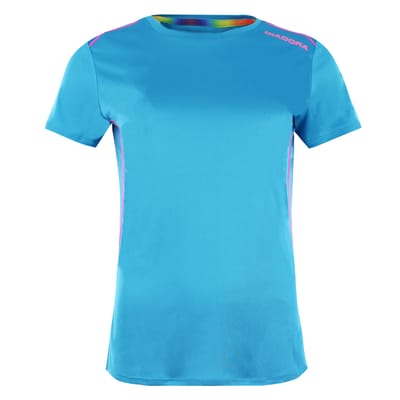 Diadora Run Dames Blauw T-Shirt