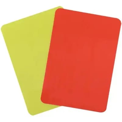 Set van 2 scheidsrechterskaarten Softee