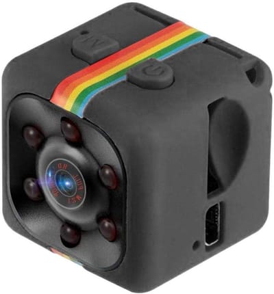 Mini Camera - Verborgen Camera - Beveiliging Binnen - HD Nachtzicht - 1080P - Zwart