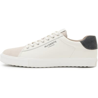 AllSaints Tucker Low Top White/chalk White Taglia: 41 | Sneakers Outlet | Uomo | Bianco