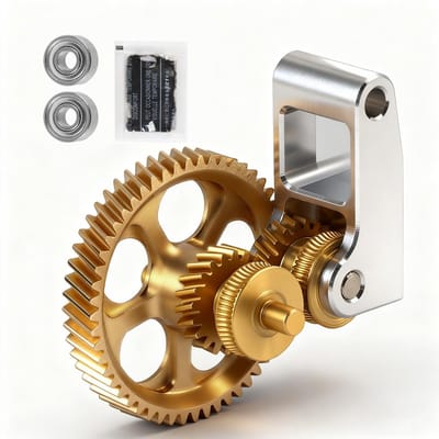 Dailygoods- Extrudertransmissie met Dlc nano-coating - Messing