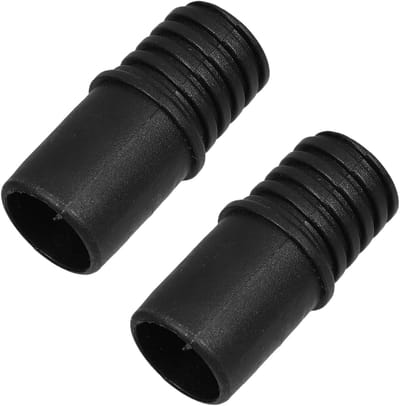 Steel Adapter - Verlengstuk Handvat - Schoonmaak Gereedschap - Veelzijdige Compatibiliteit - 2 Stuks - Zwart