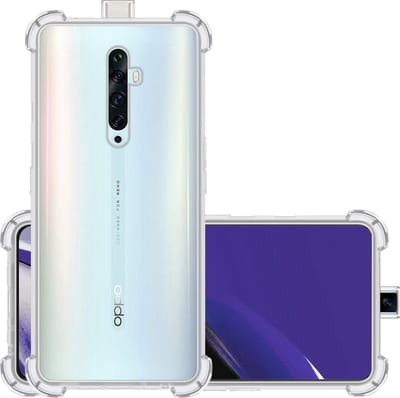 Hoesje - Geschikt voor OPPO Reno 2Z - Sterk & Shockproof - Siliconen Case - Back Cover - Telefoon Hoes Shock Proof - Transparant