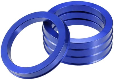 Dailygoods- Centreerringen set van 4 stuks - OD 72,6 mm - ID 57,1 mm - Aluminiumlegering - Perfecte pasvorm - Trillingen elimineren - Naafringen