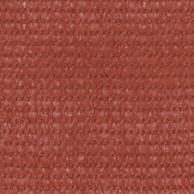 vidaXL - Balkonscherm - 90x500 - cm - HDPE - terracottakleurig