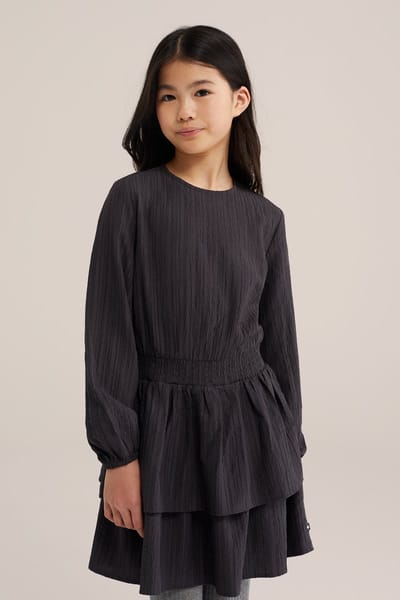 WE Fashion Meisjes jurk met structuur