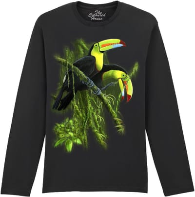 Keel Billed Toucans The Coloured House Longsleeve T-shirt XXL