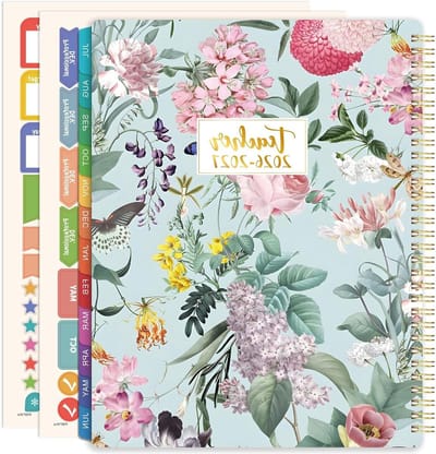 Lerarenplanner - Lesplanner Docent - Les Plannen - Kleurrijke Tabs - 21 x 28 cm - Meerkleurig