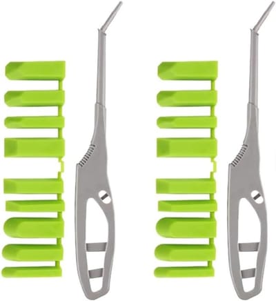 Afdichtingsgereedschap Set - Naadgereedschap Kitverwijderaar - Naden Afwerken - Ergonomisch Ontwerp - 2 Stuks - Grijs