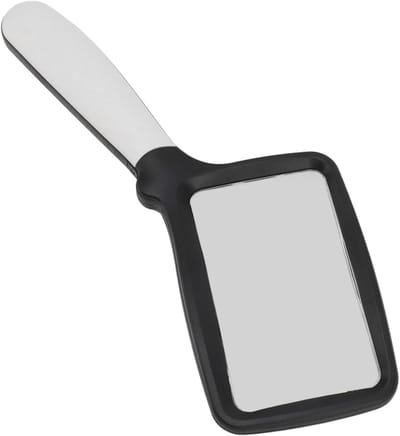 Handheld vergrootglas met licht, opvouwbaar 3x vergrootglas met dimbare LED voor ouderen, ideaal voor lezen en hobby's, perfect cadeau voor grootouders